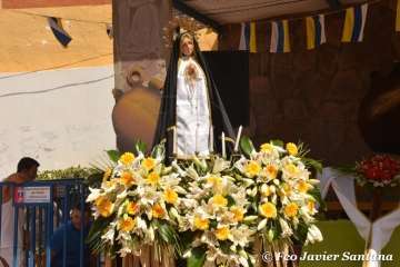 Misa y procesión religiosa en La Viña (Foto Francisco Javier Santana)